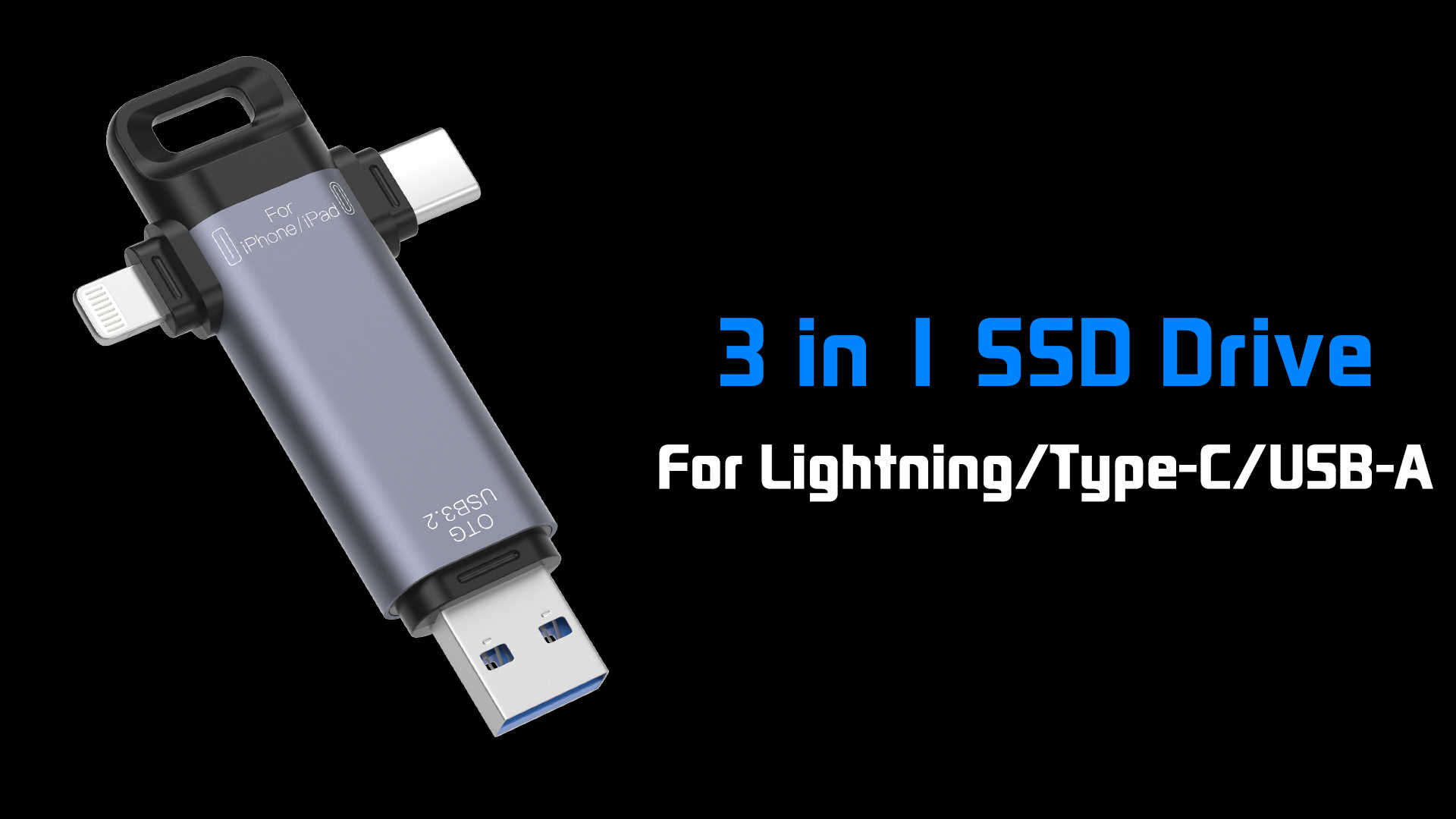 3-in-1Solid 상태 USB 플래시 드라이브